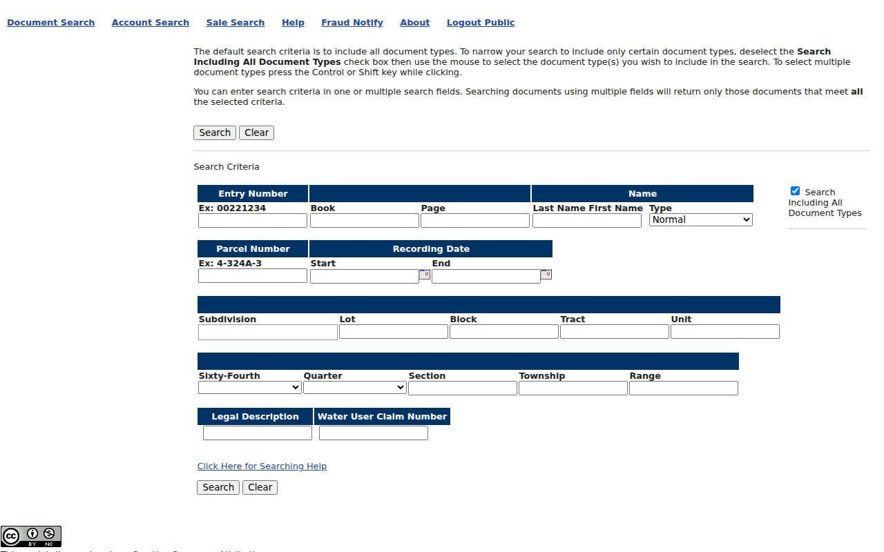Cedar City public records search in Iron County EagleWeb